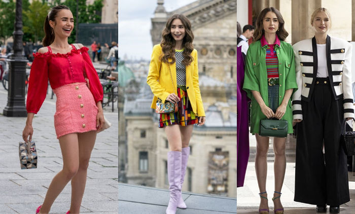 Emily in Paris首個時尚單品系列：Emily in Paris Collection看過手袋，又怎能少了Emily在劇中穿著鮮豔的荷李活法式穿搭呢？其實早在劇集開播前，《Emily in